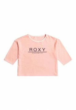 Roxy NEVER SEEN THE RAIN - T-shirt Imprimé - Peach Bud