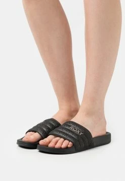 Roxy SLIPPY - Mules - Black/gold
