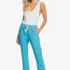 Roxy ON THE SEASHORE - Pantalon Classique - Adriatic Blue -Roxy Magasin En Ligne 0de5d59bb9a249da98863efa2720f09d
