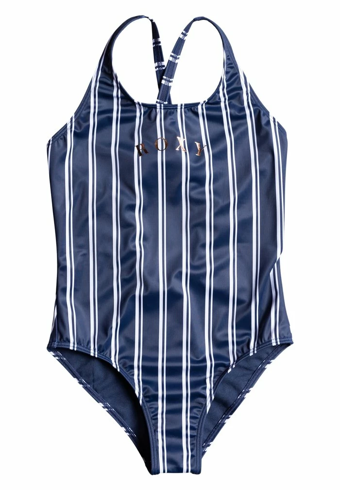 Roxy JUST - Maillot De Bain - Mood Indigo S At Down Stripe V 1 Roxy JUST - Maillot De Bain - Mood Indigo S At Down Stripe V