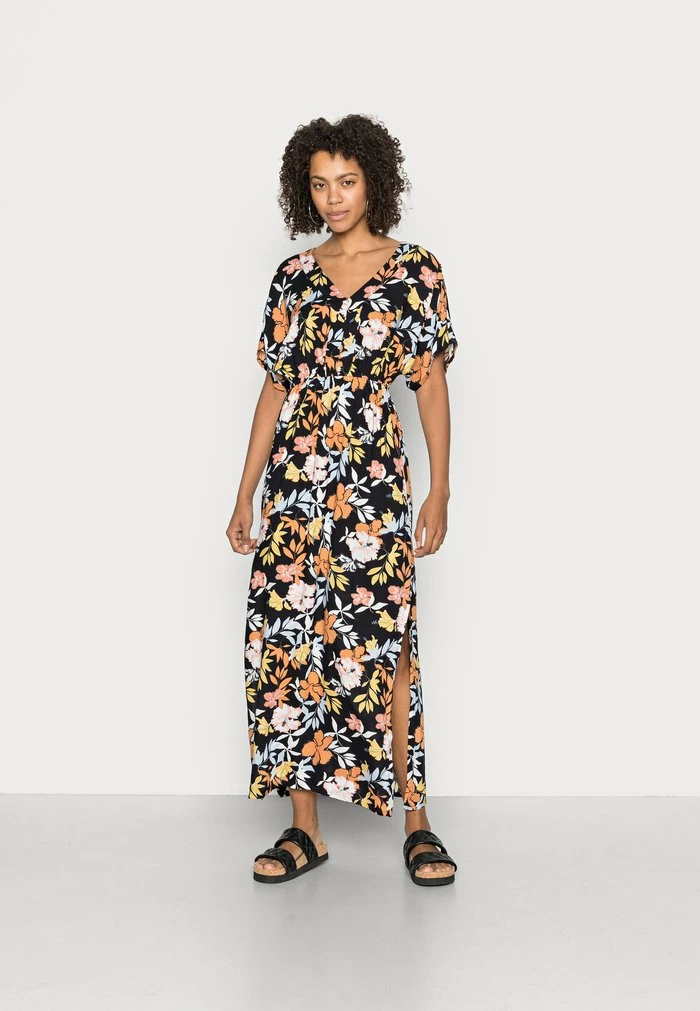 Roxy DYNAMITE GIRL - Robe Longue - Anthracite Island Vibes 1 Roxy DYNAMITE GIRL - Robe Longue - Anthracite Island Vibes