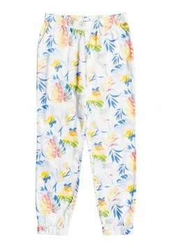 Roxy EASY PEASY - Pantalon De Survêtement - Bright White S Surf Trippin
