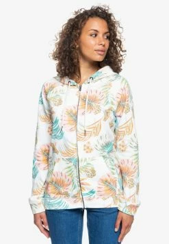 Roxy DIVE DEEP MIT REISSVERSCHLUSS FÜR FRAUEN - Sweat à Capuche - Snow White Lilac