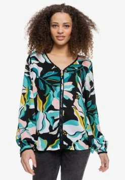 Roxy WAY TO BUBBLE - Blouse - Anthracite Paradiso