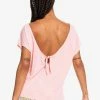 Roxy T-shirt Basique - Powder Pink -Roxy Magasin En Ligne 184735ce246d45b6aee8c9c818460422