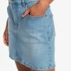 Roxy LOVELY ROMANCE - Jupe En Jean - Light Blue -Roxy Magasin En Ligne 1b1cd59b781d4d2f87544e48455618dd
