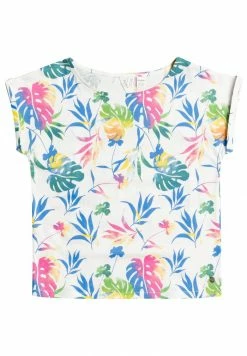 Roxy AFRICAN SUNSET - T-shirt Imprimé - Snow White Surf Trippin Rg