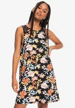Roxy PARADISE ISLE - Robe De Jour - Anthracite Island Vibes