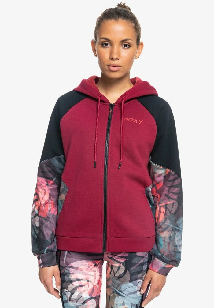 Roxy Sweat à Capuche Zippé - Tibetan Red 1 Roxy Sweat à Capuche Zippé - Tibetan Red