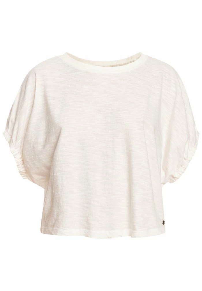 Roxy LAY IT ON THE LINE - T-shirt Basique - Snow White 6 Roxy LAY IT ON THE LINE - T-shirt Basique - Snow White – Image 6