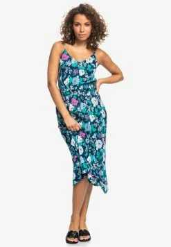 ROXY™ LAND OF ALL TRÄGER - Robe De Jour - Mood Indigo Blossom Babe