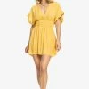 Roxy Robe De Jour - Ochre -Roxy Magasin En Ligne 25662827a25845a5bfbfef382f051a52