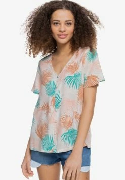Roxy GLITTER WAY - Blouse - Snow White Palm Shadows
