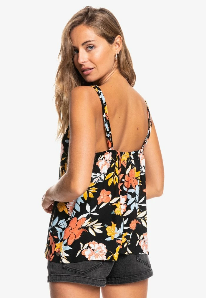 Roxy GOT TO BE REAL - Débardeur - Anthracite Island Vibes 3 Roxy GOT TO BE REAL - Débardeur - Anthracite Island Vibes – Image 3