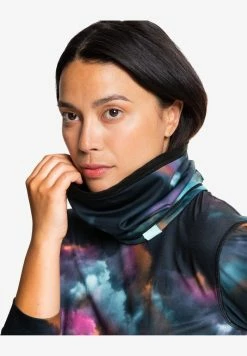 Roxy LANA COLLAR - Écharpe Tube - True Black Pensine