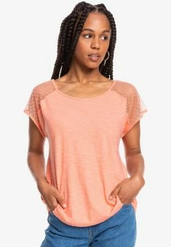 Roxy T-shirt Imprimé - Fusion Coral