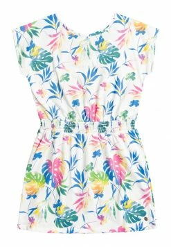 Roxy BEST SONG EVER - Robe En Jersey - Snow White Surf Trippin Rg