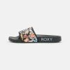 Roxy SLIPPY - Mules - Black Smashup -Roxy Magasin En Ligne 3775d502f8e9453dba83445dbf383abd