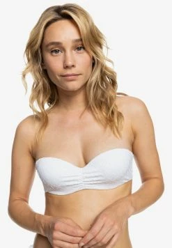 Roxy QUIET BEAUTY - Haut De Bikini - Bright White
