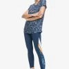 Roxy T-shirt Imprimé - Mood Indigo Tropical Mood -Roxy Magasin En Ligne 3c2dfc0454ec4280addb726ee27183be