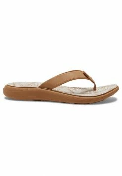Roxy LIZZIE PRINT - Tongs - White Tan