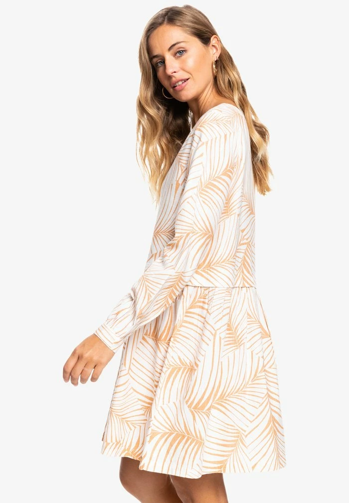 Roxy WISHING - Robe Chemise - Toast Palm Tree Dreams 4 Roxy WISHING - Robe Chemise - Toast Palm Tree Dreams – Image 4