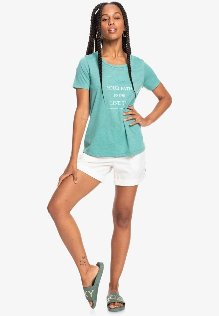 Roxy CHASING THE SWELL - T-shirt Imprimé - Sea Blue 2 Roxy CHASING THE SWELL - T-shirt Imprimé - Sea Blue – Image 2