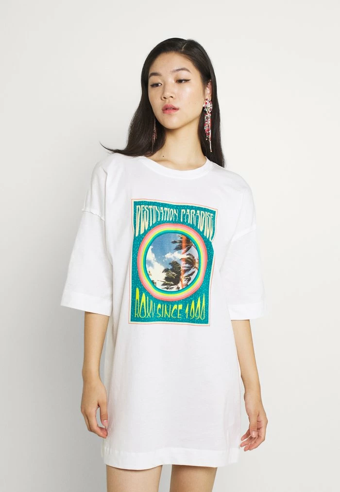 Roxy MACRAME HOUR - Robe En Jersey - Snow White 1 Roxy MACRAME HOUR - Robe En Jersey - Snow White