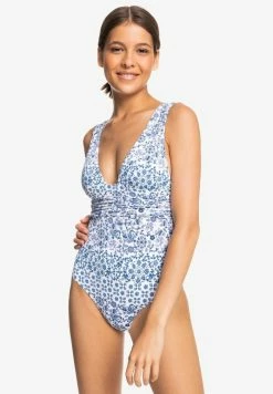 Roxy SUNSET BOOGIE - Maillot De Bain - Bright White Paisley Party