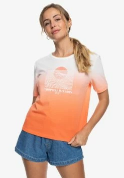 Roxy T-shirt Imprimé - Fusion Coral