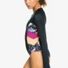 Roxy Maillot De Bain - Anthracite Floral Flow -Roxy Magasin En Ligne 640d73a33bfb4563a3bcb7ad9676b32a
