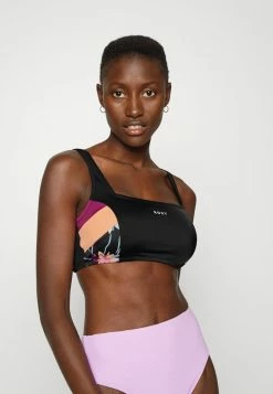 Roxy ACTIVE BRALETTE TANK - Haut De Bikini - Anthracite