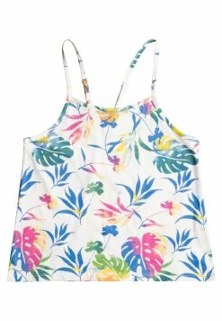 Roxy BEAUTIFUL SUNSET - Débardeur - Snow White Surf Trippin Rg