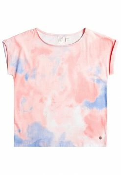 Roxy AFRICAN SUNSET - T-shirt Imprimé - Tropical Peach Water Tie Dye