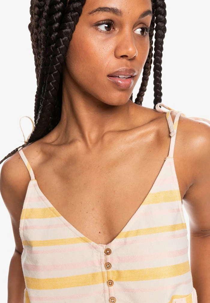 Roxy Débardeur - Tapioca Alla Stripe Verticale 5 Roxy Débardeur - Tapioca Alla Stripe Verticale – Image 5