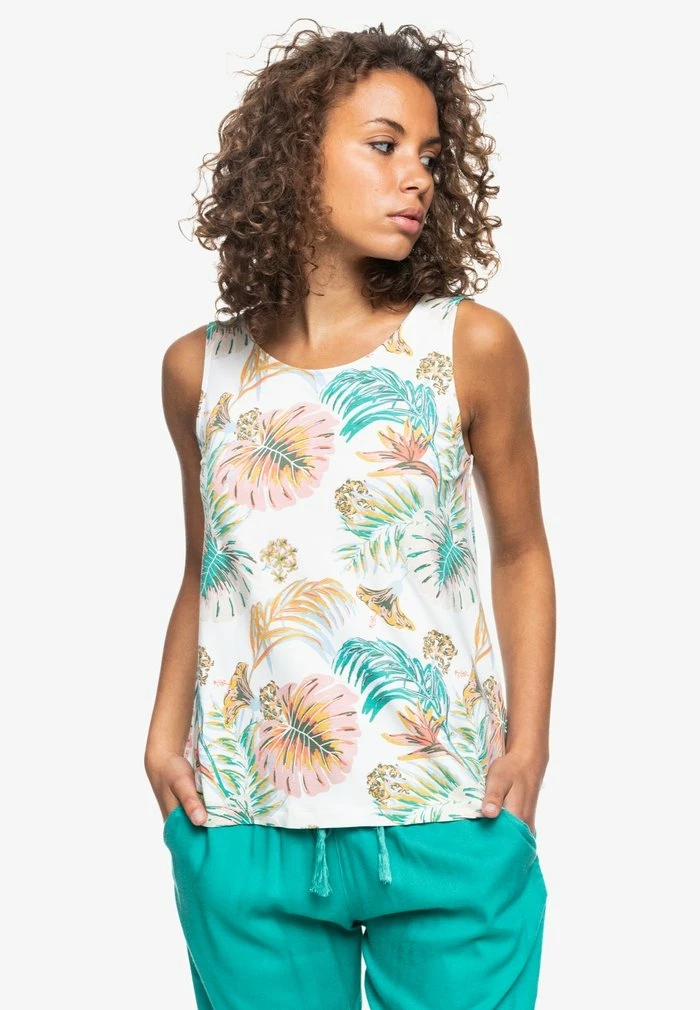 Roxy FINE WITH YOU - Débardeur - Snow White Lilac 1 Roxy FINE WITH YOU - Débardeur - Snow White Lilac