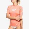 Roxy WHOLE HEARTED - T-shirt De Sport - Fusion Coral