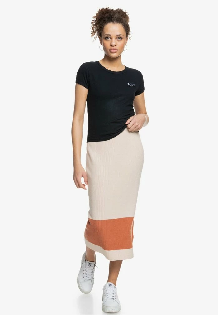 Roxy ON MY CLOUD STRIPE - Jupe Crayon - Tapioca 2 Roxy ON MY CLOUD STRIPE - Jupe Crayon - Tapioca – Image 2