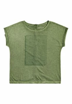 Roxy SUMMERTIME HAPPINESS - T-shirt Imprimé - Vineyard Green