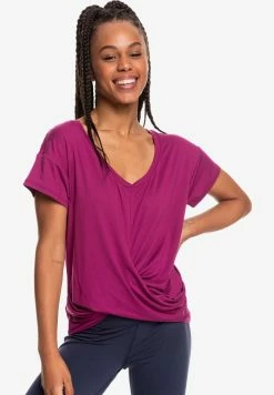 Roxy T-shirt Imprimé - Boysenberry