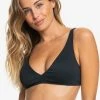 Roxy LOVE THE SURFEUSE - Haut De Bikini - Anthracite