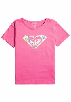 Roxy DAY AND NIGHT - T-shirt Imprimé - Pink Guava