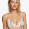 Roxy BEACH CLASSICS - Haut De Bikini - Bright White Aloha Stripe S
