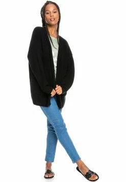 Roxy FALL DOWN - Sweat à Capuche Zippé - Anthracite