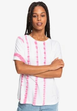 Roxy OVER THE RAINBOW - T-shirt Imprimé - Pink Guava Junebug