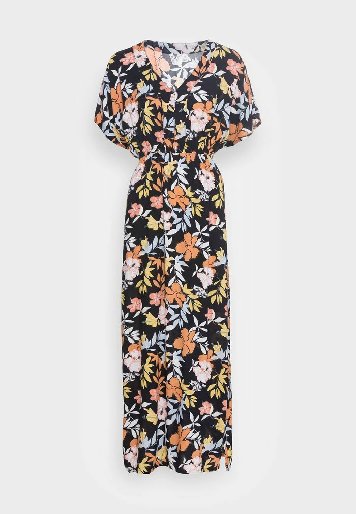 Roxy DYNAMITE GIRL - Robe Longue - Anthracite Island Vibes 4 Roxy DYNAMITE GIRL - Robe Longue - Anthracite Island Vibes – Image 4