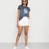 Roxy SUMMERTIME HAPPINESS - T-shirt Imprimé - Mood Indigo -Roxy Magasin En Ligne 98000e3c360142ef97fe674cf30bde4b