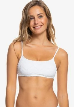 Roxy QUIET BEAUTY - Haut De Bikini - Bright White