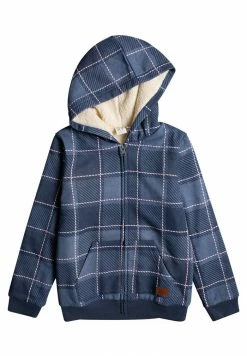 Roxy Sweat à Capuche Zippé - Mood Indigo Plaid Party