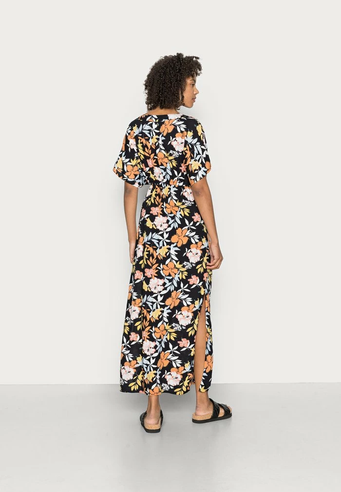 Roxy DYNAMITE GIRL - Robe Longue - Anthracite Island Vibes 3 Roxy DYNAMITE GIRL - Robe Longue - Anthracite Island Vibes – Image 3